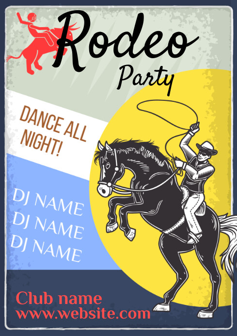 RODEO PARTY TEMPLATE | PosterMyWall