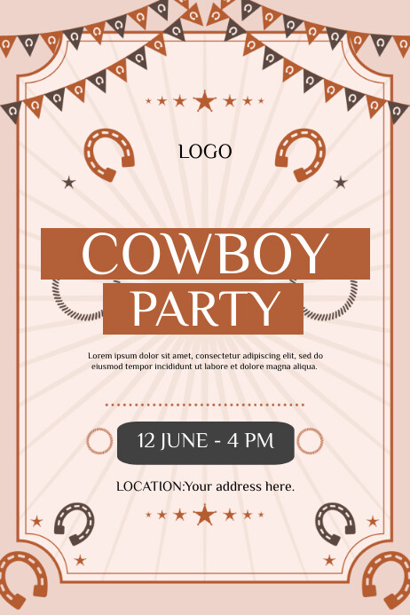 RODEO PARTY TEMPLATE | PosterMyWall
