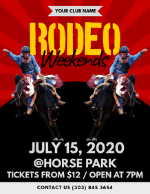Rodeo Flyer Maker - Use Free Templates! | PosterMyWall