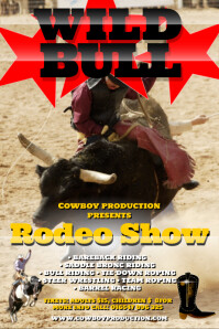 Rodeo Program Design rodeo show Poster Template | PosterMyWall