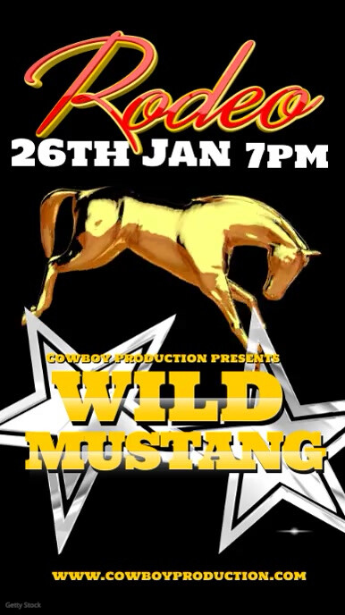 Advertisement For Rodeo rodeo show advert Template | PosterMyWall