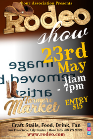 Advertisement For Rodeo Rodeo Flyer Maker - Use Free Templates! | PosterMyWall