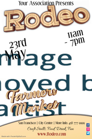 Rodeo Flyer Maker - Use Free Templates! | PosterMyWall