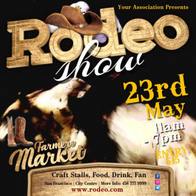 Rodeo Flyer Maker - Use Free Templates! | PosterMyWall