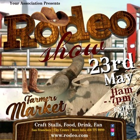 Advertisement For Rodeo Rodeo Flyer Maker - Use Free Templates! | PosterMyWall