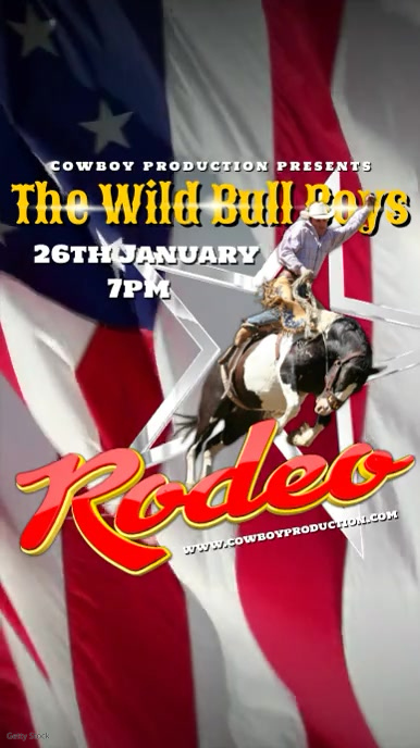 Rodeo Video Template | PosterMyWall