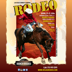 Rodeo Flyer Maker - Use Free Templates! | PosterMyWall