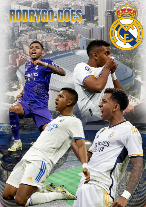 Rodrigo Goas Rodrygo Goes Template | PosterMyWall