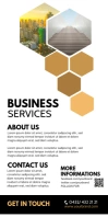 Roll up Banner business Company Services Fair template