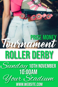 Roller Derby Template PosterMyWall