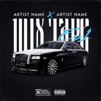 rolls royce Album cover template