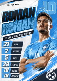 Roman Rowan Season MVP Poster A4 template