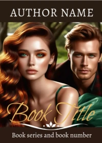Romance book cover A6 template