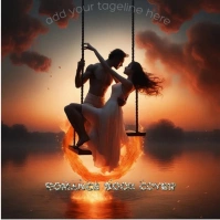Romance book cover Wpis na Instagrama template