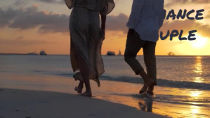 Romance couple love YouTube-Miniaturansicht template
