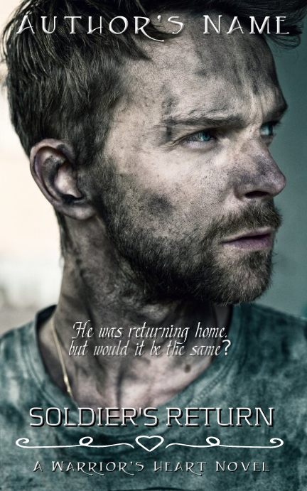 Romance Ebook Cover - Soldier's Return Kindle Omslag template