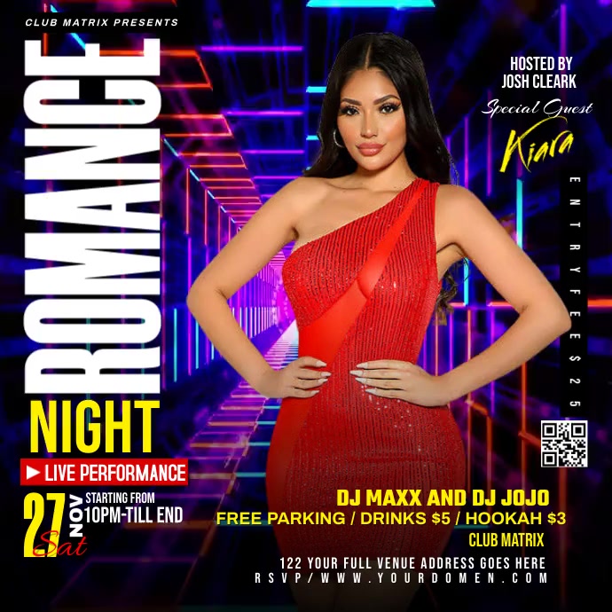 Copy of ROMANCE NIGHT | PosterMyWall