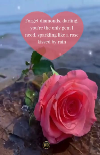 Pink Romantic Quote Tabloid Template