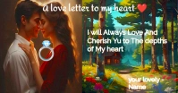 Romance template Publicité Facebook