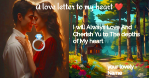 Romance template Facebook-Anzeige