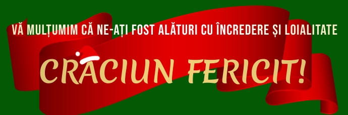 Romanian Christmas greetings, business Cabeçalho de e-mail template