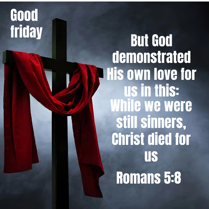 Romans 5:8 Wpis na Instagrama template