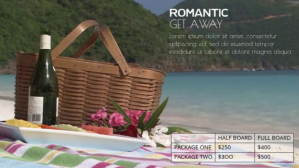 ROMANTIC GETAWAY VIDEO TEMPLATE Digital Display (16:9)