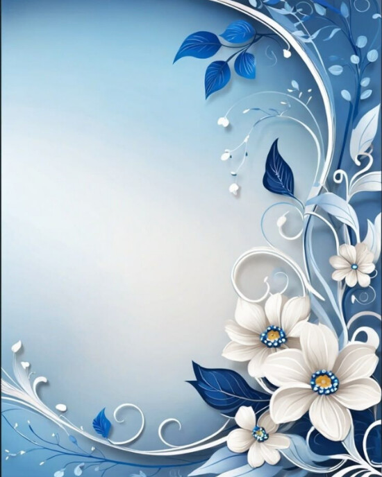 Romantic invitation background Instagram Portrait template