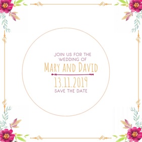 710 Save The Date Customizable Design Templates Postermywall