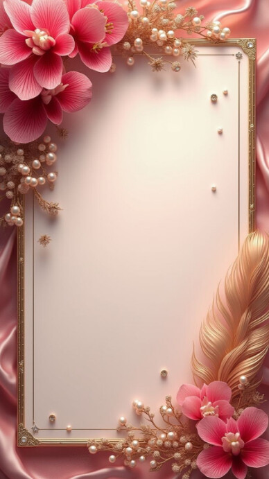 Romantic wedding frame Instagram 快拍 template