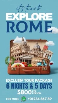 Rome Ads Instagram Story Indaba yaku-Instagram template