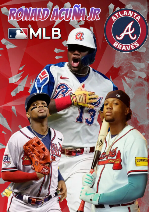 Acuna Script Ronald Acuna Jr Template | PosterMyWall
