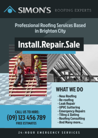 90 Roofing Customizable Design Templates Postermywall