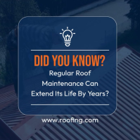 Roofing Services Ads Instagram Post template
