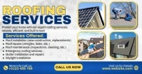 Roofing Services Immagine condivisa di Facebook template