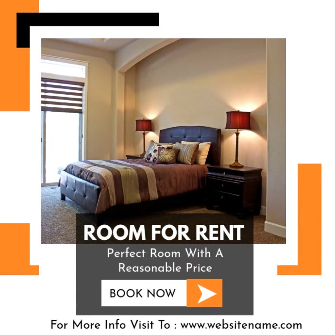 Copy of Room For Rent Ad Template | PosterMyWall