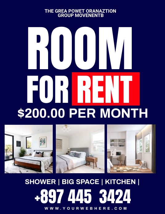 room for rent Template PosterMyWall room for rent Template PosterMyWall
