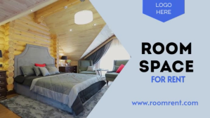 Room for rent digital display ad template