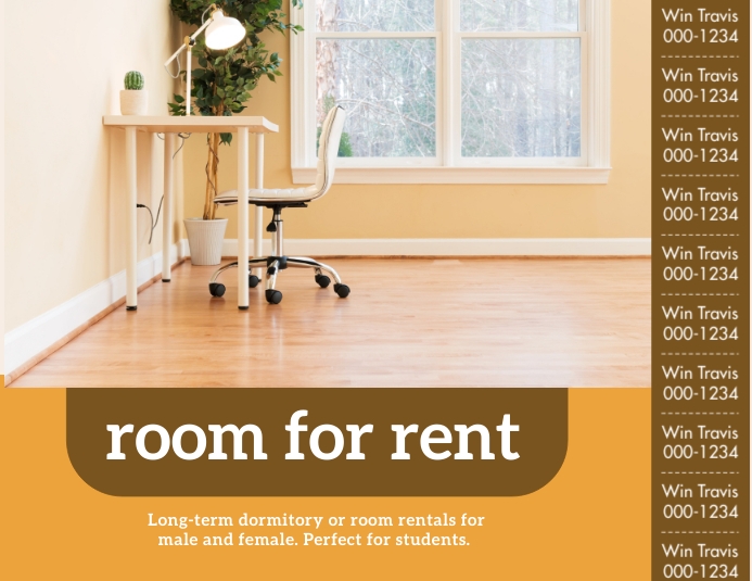 Copy of Room For Rent Templates | PosterMyWall