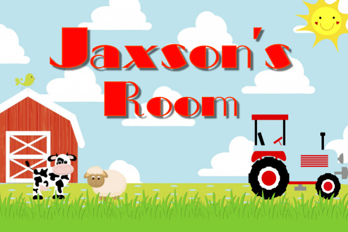 Room Sign Template PosterMyWall
