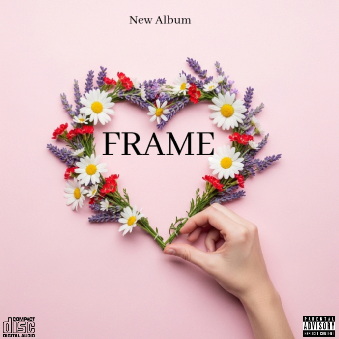 Rose Album Release Pochette d'album Template | PosterMyWall