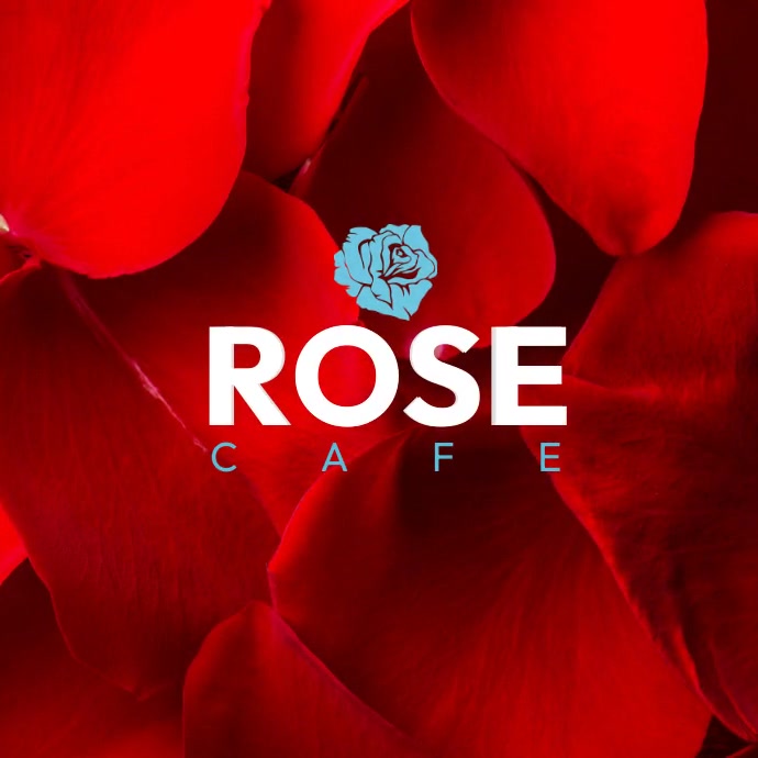 Rose Cafe! Ilogo template