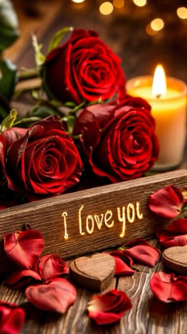 Rose day Vídeo do TikTok template
