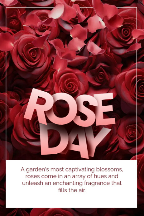 Tips For Roses Poster Copy of Rose Day Poster | PosterMyWall