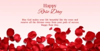 Rose Day Wishes Facebook Cover template