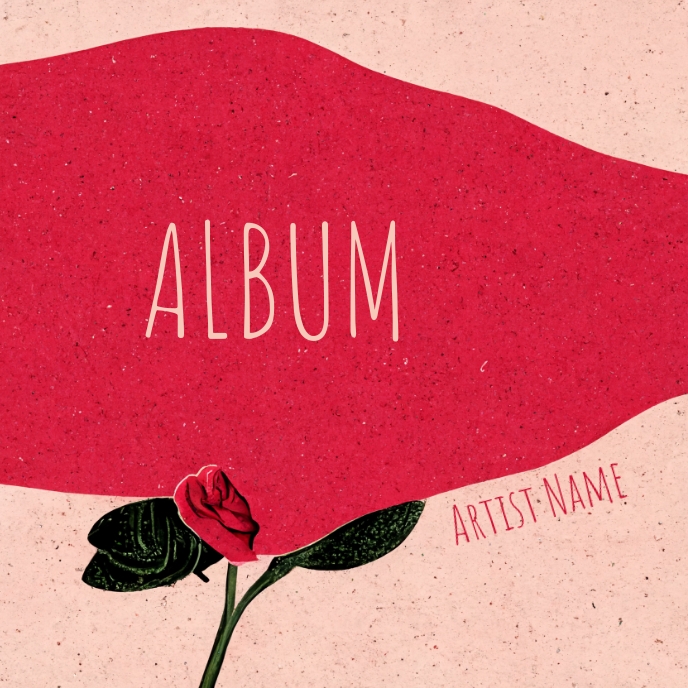 Rose Illustration Album art Template | PosterMyWall