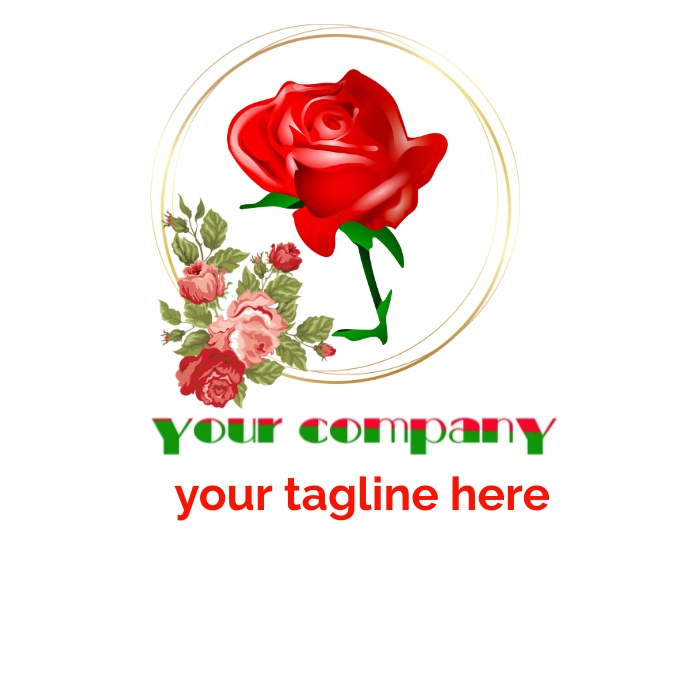 Party Rosa Logo Rose Logo Design