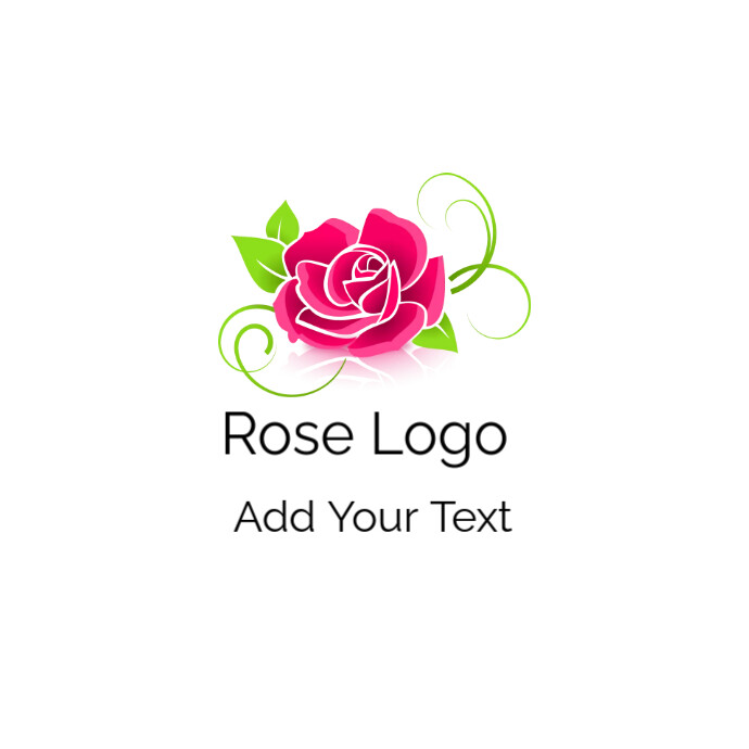 Rose Logo Logótipo template