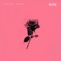 Pink Roses Covers Pink Rose Mixtape cover art design template | PosterMyWall