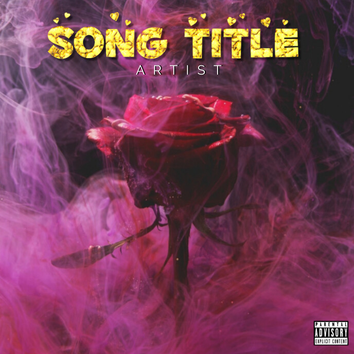 Rose Music Album Cover Template | PosterMyWall